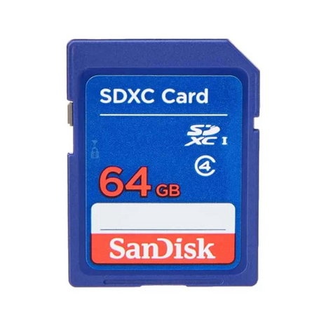 Sandisk 64GB SDXC Class 4 Memory Card