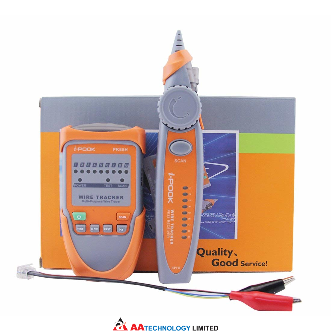 iPOOK PK65H Multipurpose Wire Tracker Cable Tester，Underground Cable Wire Locator